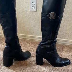 Black Leather Boots